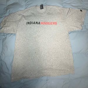 Indiana Hoosiers T-shirt STARTER Gray Size L Pre-Owned Vintage
